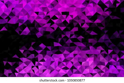 Light Purple vector polygonal template. Shining colored illustration in a brand-new style. A completely new design for your business.