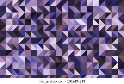 Light Purple vector polygonal template. Shining colored illustration in a brand-new style. Triangular pattern for your business design.