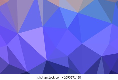 Light Purple vector polygonal template. A completely new color illustration in a polygonal style. Brand new design for your business.