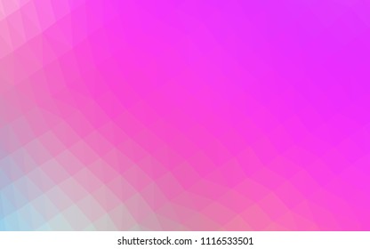 Light Purple vector polygonal template. Creative geometric illustration in Origami style with gradient. A new texture for your design.
