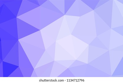 Light Purple vector polygonal template. Shining colorful illustration with triangles. Pattern for a brand book's backdrop.