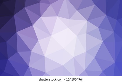 Light Purple vector polygonal template. Modern abstract illustration with triangles. Pattern for a brand book's backdrop.