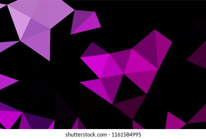 Light Purple vector polygonal template. A vague abstract illustration with gradient. A new texture for your design.