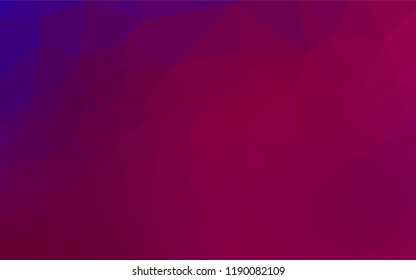 Light Purple vector polygonal template. A completely new color illustration in a vague style. The polygonal design can be used for your web site.