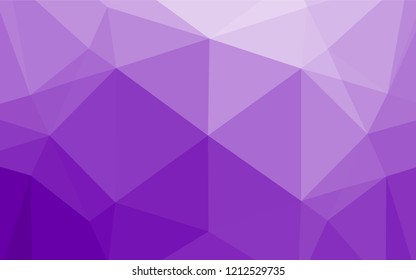 Light Purple vector polygonal template. An elegant bright illustration with gradient. Brand new design for your business.