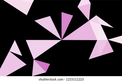 Light Purple vector polygonal template. An elegant bright illustration with gradient. The template can be used as a background for cell phones.