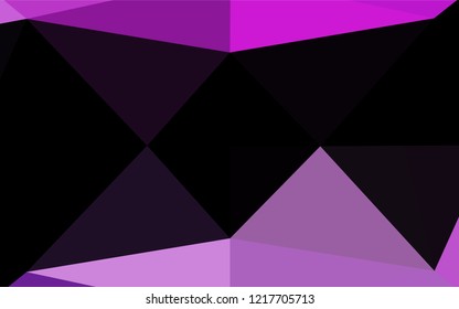 Light Purple vector polygonal template. Creative geometric illustration in Origami style with gradient. Brand new design for your business.