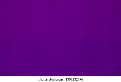 Light Purple vector polygonal template. Colorful illustration in abstract style with gradient. A new texture for your design.