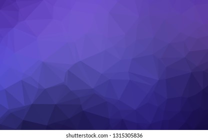 Light Purple vector polygonal template. Shining colored illustration in a Brand new style. New texture for your design.