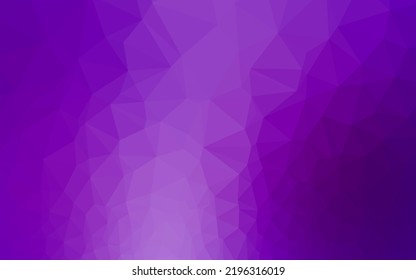 Light Purple vector polygonal template. A sample with polygonal shapes. Completely new design for your business.