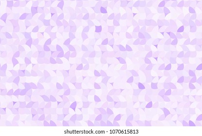 Light Purple vector red banner with set of circles, dots. Donuts Background. Creative Design Template. Technological halftone illustration.