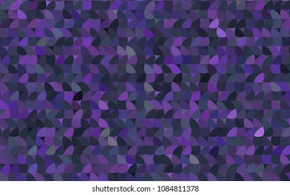 Light Purple vector red banner with set of circles, dots. Donuts Background. Creative Design Template. Technological halftone illustration.