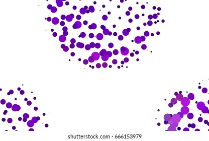 Light Purple vector red banner with set of circles, dots. Donuts Background. Creative Design Template. Technological halftone illustration. Light Purple vector red banner with set of circles, dots. Donuts Background. Creative Design Template. Technological halftone illustration.