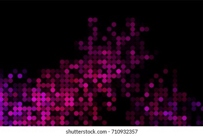 Light Purple vector red banner with set of circles, dots. Donuts Background. Creative Design Template. Technological halftone illustration. Light Purple vector red banner with set of circles, dots. Donuts Background. Creative Design Template. Technological halftone illustration.