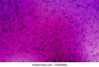 Light Purple vector red banner with set of circles, dots. Donuts Background. Creative Design Template. Technological halftone illustration.