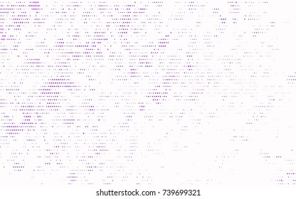 Light Purple vector red banner with set of circles, dots. Donuts Background. Creative Design Template. Technological halftone illustration.