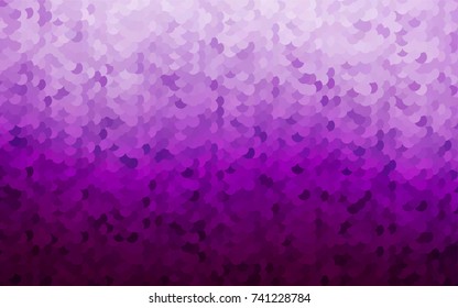 Light Purple vector red banner with set of circles, dots. Donuts Background. Creative Design Template. Technological halftone illustration.