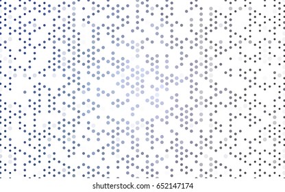 Light Purple vector red pattern of geometric circles, shapes. Colorful mosaic banner. Geometric background with colored disks.