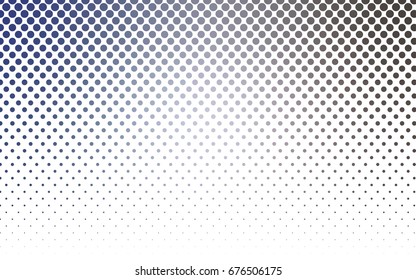 Light Purple vector red pattern of geometric circles, shapes. Colorful mosaic banner. Geometric background with colored disks.