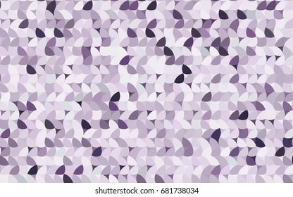 Light Purple vector red pattern of geometric circles, shapes. Colorful mosaic banner. Geometric background with colored disks.
