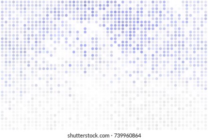 Light Purple vector red pattern of geometric circles, shapes. Colorful mosaic banner. Geometric background with colored disks.