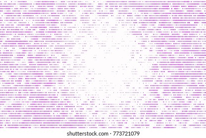 Light Purple vector red pattern of geometric circles, shapes. Colorful mosaic banner. Geometric background with colored disks.