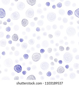 Light Purple vector seamless abstract doodle template. Decorative illustration with doodles on abstract template. Completely new template for your business design.