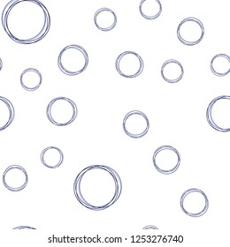 Light Purple vector seamless backdrop with dots. Modern abstract illustration with colorful water drops. Template for business cards, websites.