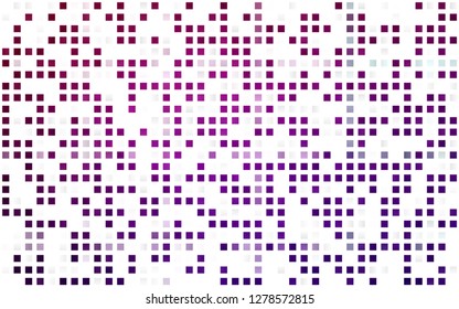 Light Purple vector seamless backdrop with rectangles, squares. Glitter abstract illustration with rectangular shapes. Pattern for trendy fabric, wallpapers.