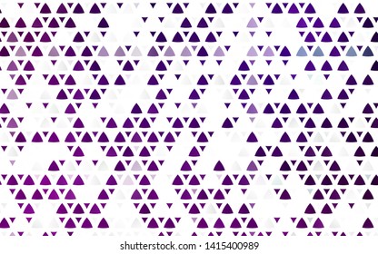 Light Purple vector seamless backdrop with lines, triangles. Modern abstract illustration with colorful triangles. Trendy design for wallpaper, fabric makers.