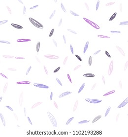 Light Purple vector seamless background with bubbles. Illustration with set of shining colorful abstract circles. Beautiful design for your business advert.