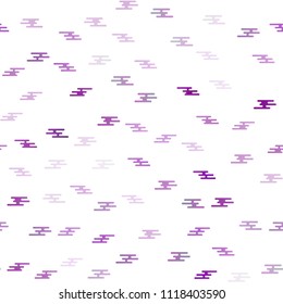 Light Purple vector seamless background with straight lines. Lines on blurred abstract background with gradient. The pattern can be used as ads, poster, banner for commercial.