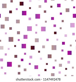 Light Purple vector seamless background with rectangles. Rectangles on abstract background with colorful gradient. Pattern for busines ad, booklets, leaflets