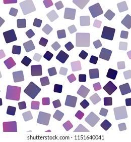 Light Purple vector seamless background with rectangles. Beautiful illustration with rectangles and squares. Pattern for commercials.