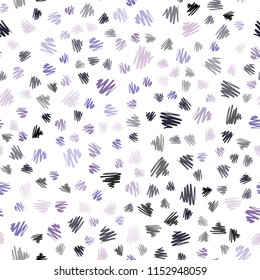Light Purple vector seamless background with straight lines. Decorative shining illustration with lines on abstract template. The pattern for ad, booklets, leaflets.