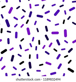 Light Purple vector seamless background with straight lines. Lines on blurred abstract background with gradient. Template for your beautiful backgrounds.