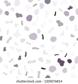 Light Purple vector seamless background with bubble shapes. Brand-new colored illustration in marble style with gradient. A new texture for your  ad, booklets, leaflets.