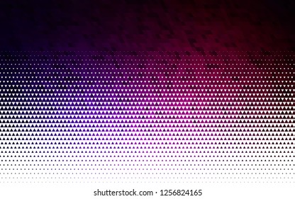 Light Purple vector seamless background with triangles. Decorative design in abstract style with triangles. Pattern for design of window blinds, curtains.