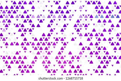 Light Purple vector seamless background with triangles. Abstract gradient illustration with triangles. Template for business cards, websites.