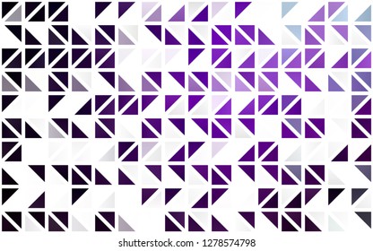 Light Purple vector seamless background with triangles. Modern abstract illustration with colorful triangles. Trendy design for wallpaper, fabric makers.
