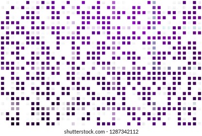 Light Purple vector seamless background with rectangles. Glitter abstract illustration with rectangular shapes. Trendy design for wallpaper, fabric makers.