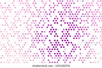 Light Purple vector seamless background with hexagons. White background with colorful hexagons. Trendy design for wallpaper, fabric makers.