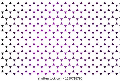 Light Purple vector seamless background with triangles. Modern abstract illustration with colorful triangles. Template for business cards, websites.