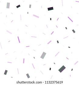 Light Purple vector seamless cover in polygonal style. Beautiful illustration with rectangles and squares. The template can be used as a background.