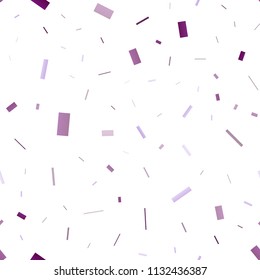 Light Purple vector seamless cover in polygonal style. Rectangles on abstract background with colorful gradient. Pattern can be used for websites.