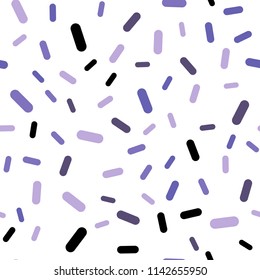 Light Purple vector seamless cover with stright stripes. Blurred decorative design in simple style with lines. Pattern for your busines websites.