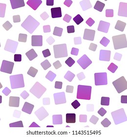 Light Purple vector seamless cover in polygonal style. Abstract gradient illustration with rectangles. Smart design for your business advert.