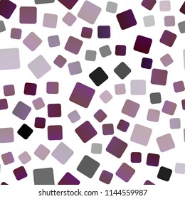 Light Purple vector seamless cover in polygonal style. Glitter abstract illustration with rectangular shapes. Best design for your ad, poster, banner.