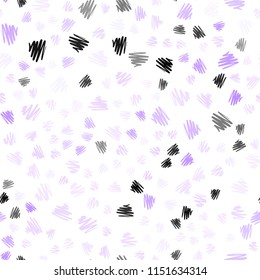 Light Purple vector seamless cover with stright stripes. Modern geometrical abstract illustration with Lines. Pattern for ads, posters, banners.