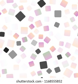 Light Purple vector seamless cover in polygonal style. Abstract gradient illustration with rectangles. Modern template for your landing page.